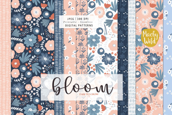 Bloom Flower Journal Patterns