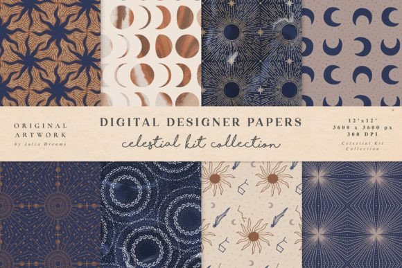 Celestial Kit Seamless Patterns
