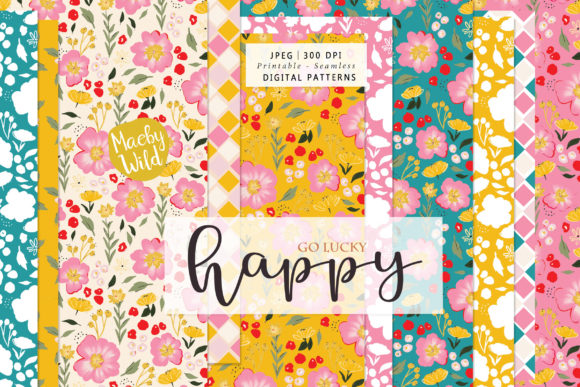 Happy Go Lucky Wild Flower Patterns: A Celebration of Nature and Creativity