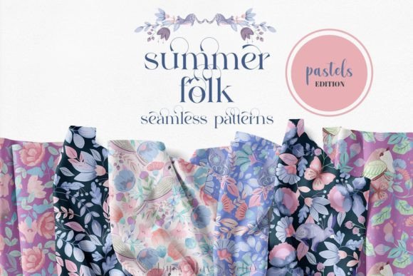 Pastel Folk Art Seamless Patterns PNG: A Strategic Creative Tool for Designers and Entrepreneurs