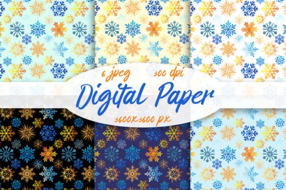 Patterns Christmas SnowFlakes, Seamless