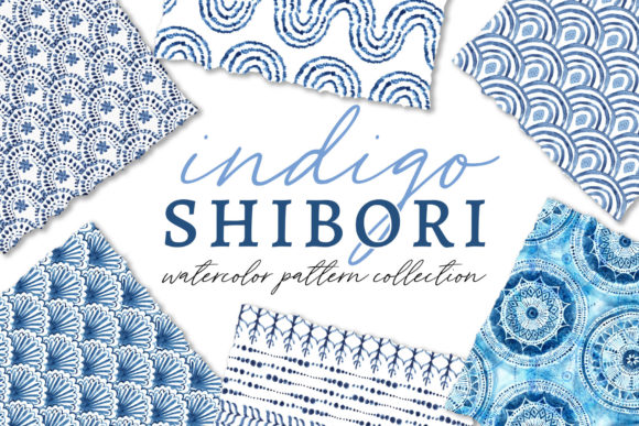 Shibori Watercolor Patterns