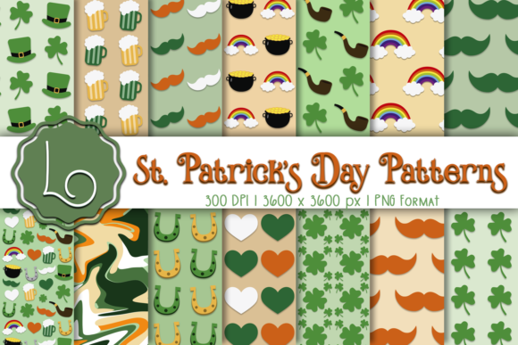 St. Patrick’s Day Patterns Vol. 03: High-Resolution Design Assets for Purpose-Driven Creatives