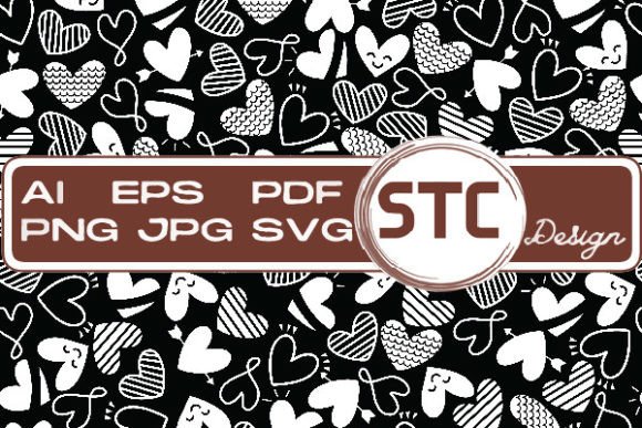 Valentine Black White Heart Patterns: The Modern Designer’s Versatile Asset for Branding, Print, and Digital Innovation