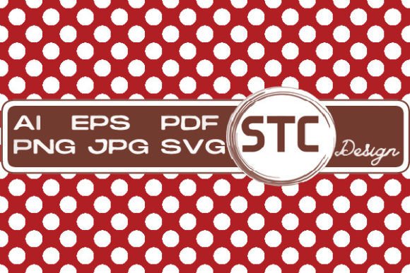 Valentine White Red Circle Patterns: Seamless, Versatile & Print-Ready Design Assets