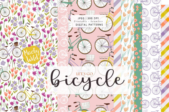 Vintage Bicycle Patterns